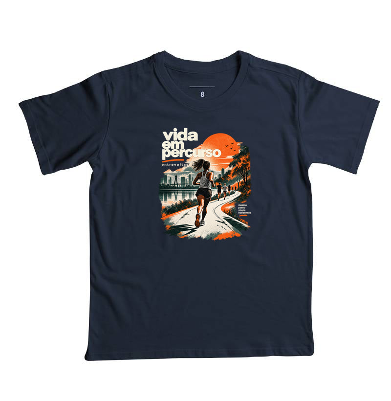 Camiseta infantil - Vida em Percurso