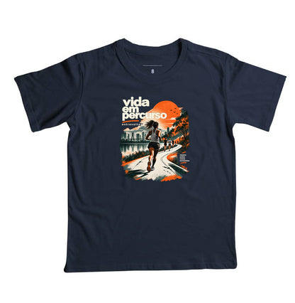 Camiseta infantil - Vida em Percurso