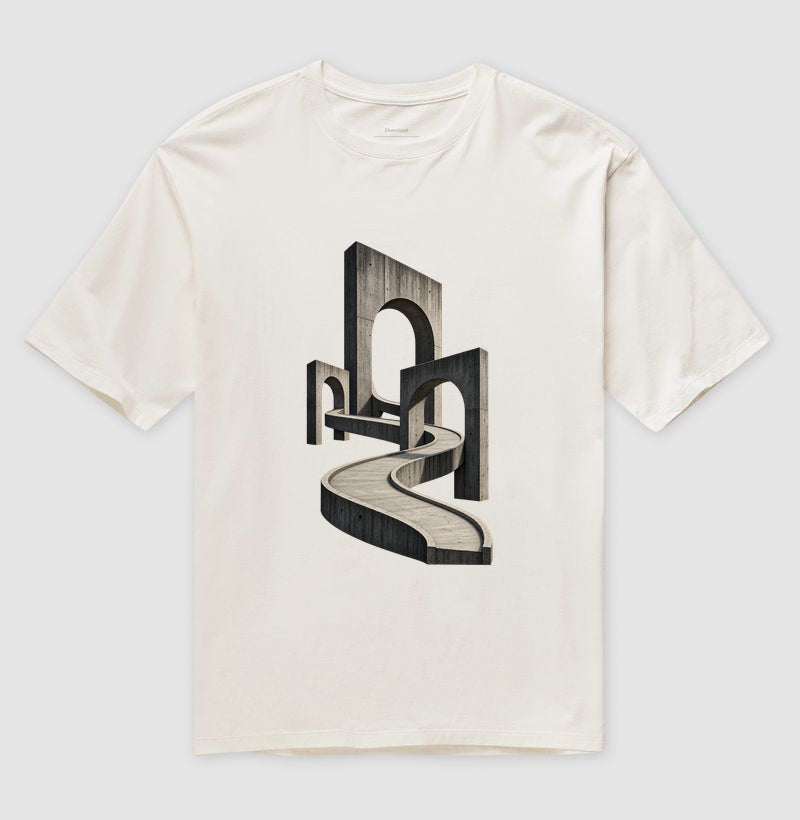 Camiseta Oversized - Horizonte de Concreto