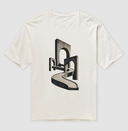 Camiseta Oversized - Horizonte de Concreto