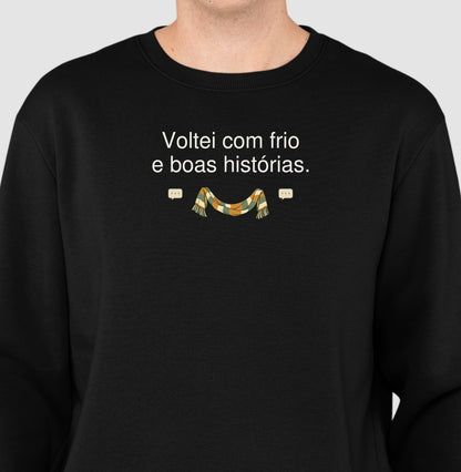 Suéter Moletom - Frio e Histórias