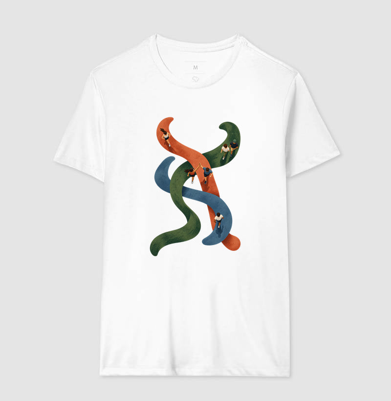 Camiseta Unissex - Rotas que se Cruzam
