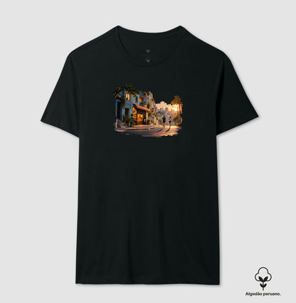 Camiseta Algodão Peruano - A Cidade Acorda