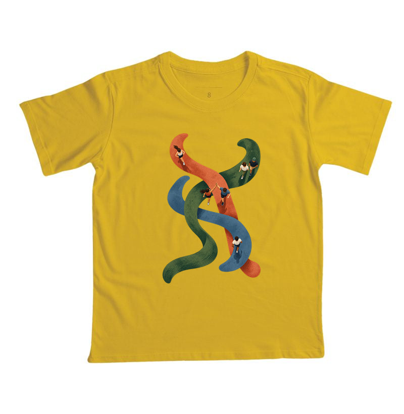 Camiseta Infantil - Rotas que se Cruzam