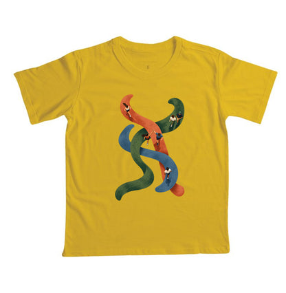 Camiseta Infantil - Rotas que se Cruzam