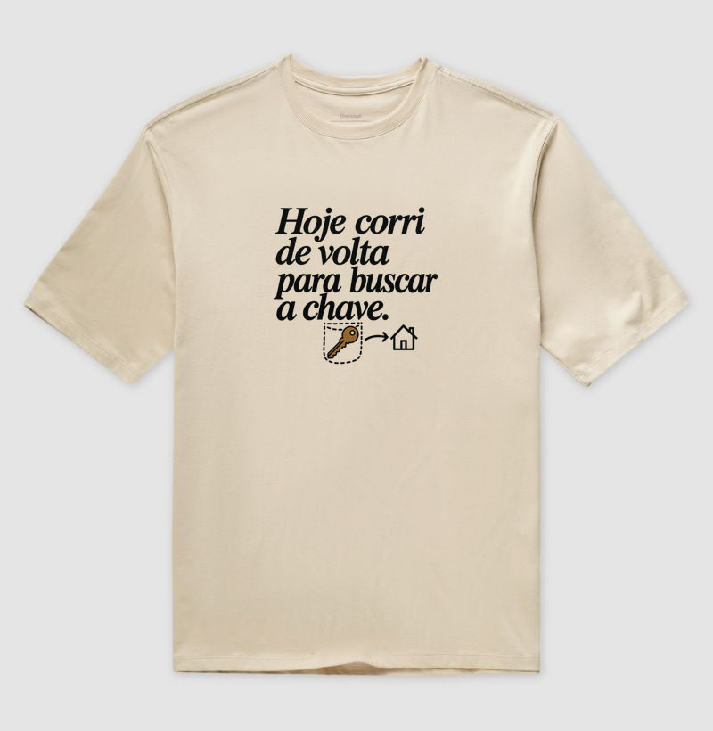 Camiseta Oversized - Chave Esquecida