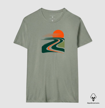 Camiseta Algodão Peruano - Pulso do Percurso