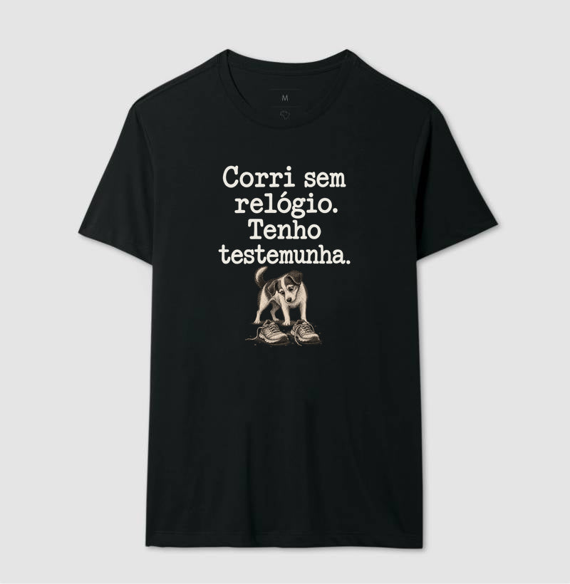 Camiseta Unissex - Relógio em Casa