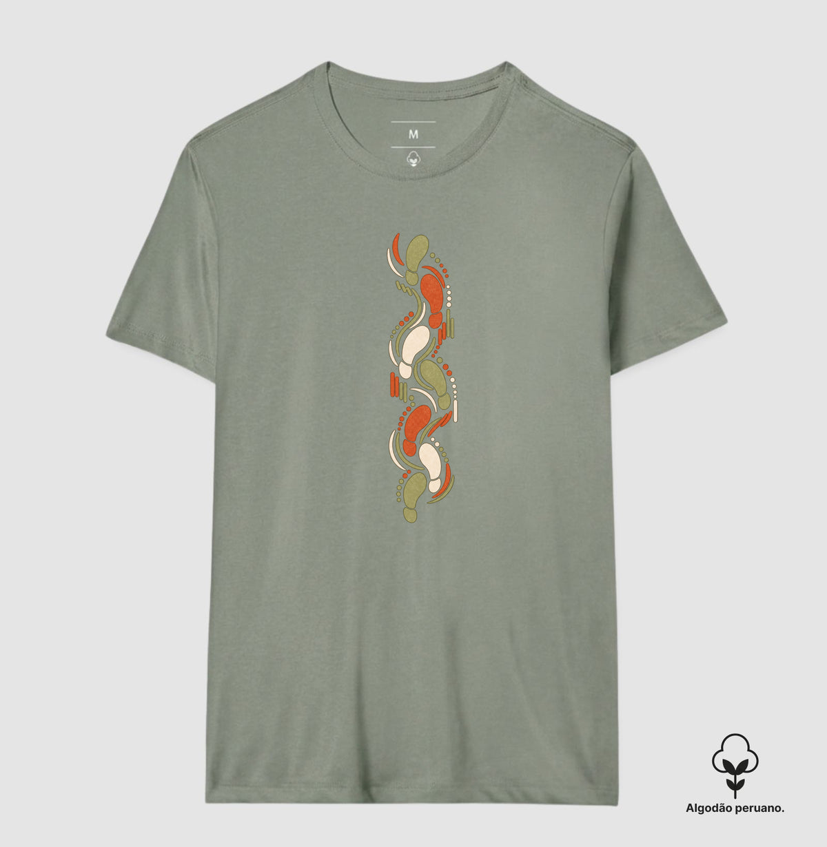Camiseta Algodão Peruano - Sistema de passadas