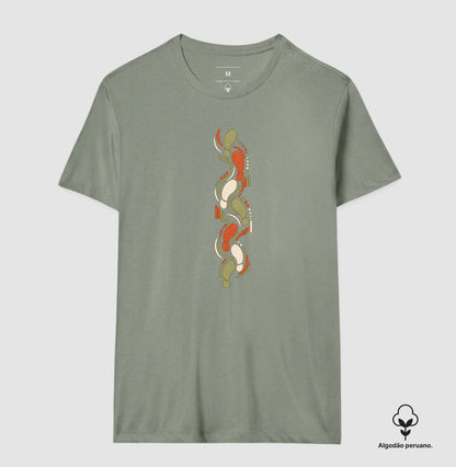 Camiseta Algodão Peruano - Sistema de passadas