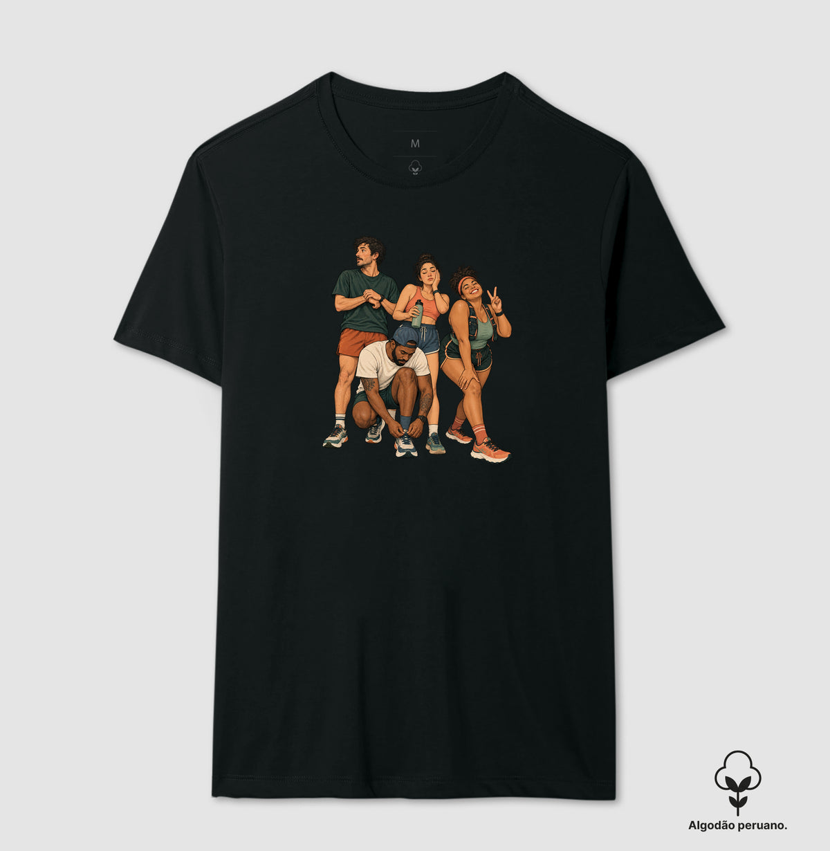 Camiseta Algodão Peruano - Foto Antes da Largada