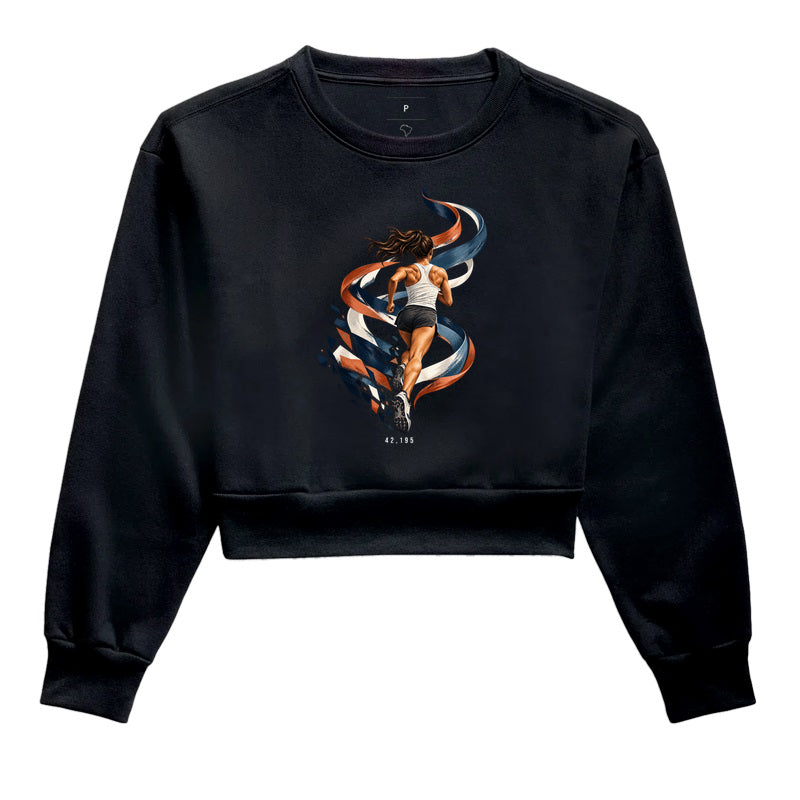 Cropped Moletom - Dentro da Maratona