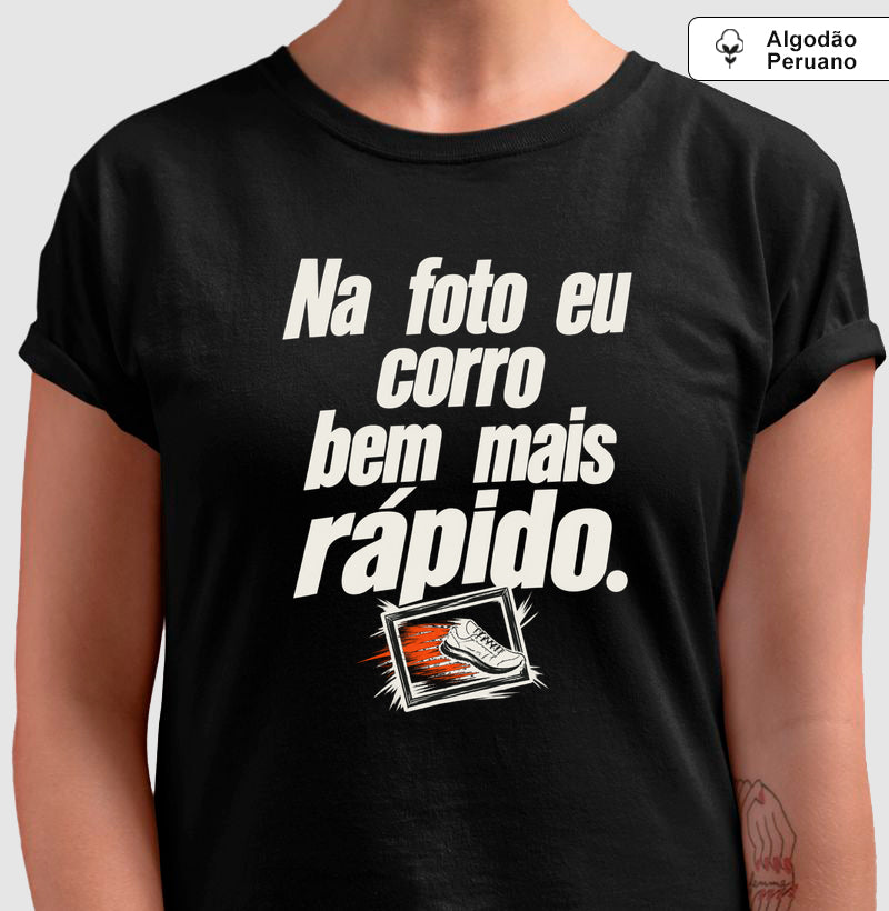 Camiseta Algodão Peruano - Na Hora da Foto
