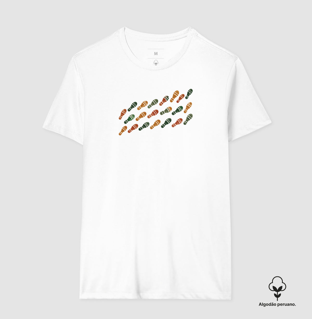 Camiseta Algodão Peruano - Passos que Ficaram