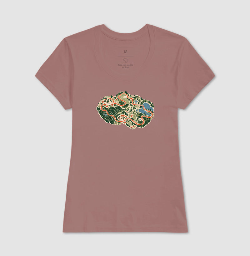 Camiseta Unissex - Mapa do Corre