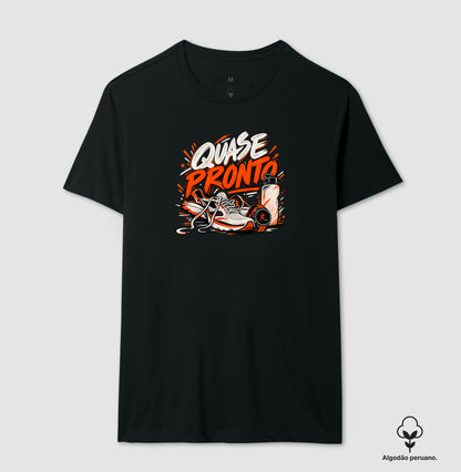 Camiseta Algodão Peruano - Cinco Minutos Para Sair