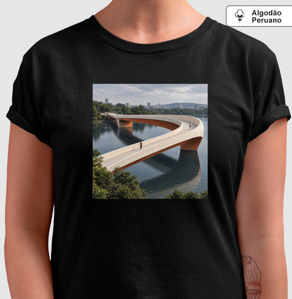 Camiseta Algodão Peruano - Pontes e Voltas