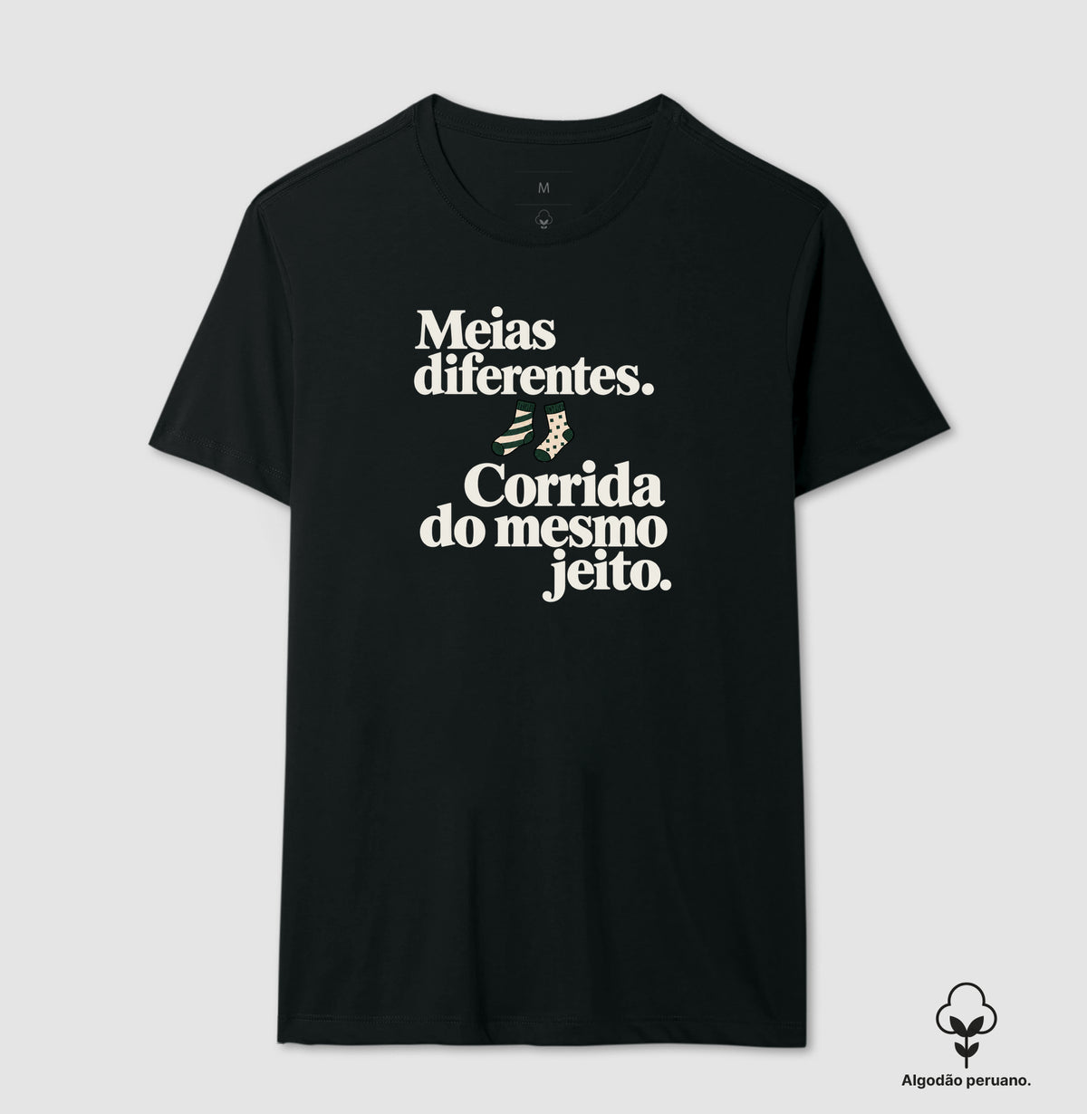 Camiseta Algodão Peruano - Par Diferente