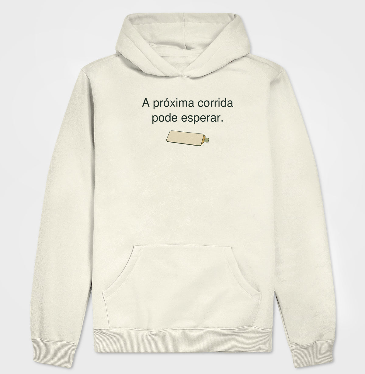 Hoodie Moletom - Pausa Escolhida, Off White