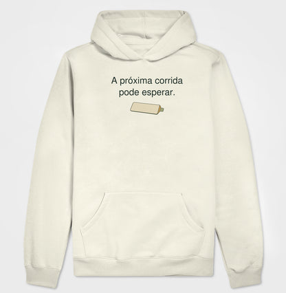 Hoodie Moletom - Pausa Escolhida, Off White