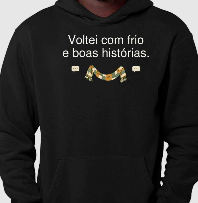 Hoodie Moletom - Frio e Histórias