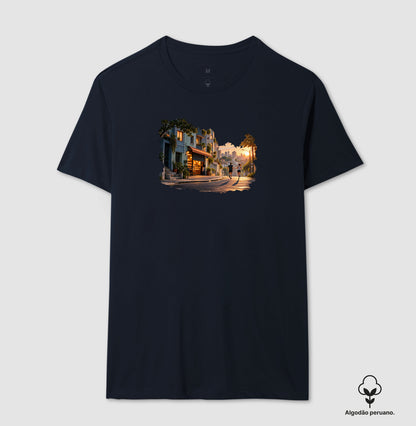 Camiseta Algodão Peruano - A Cidade Acorda