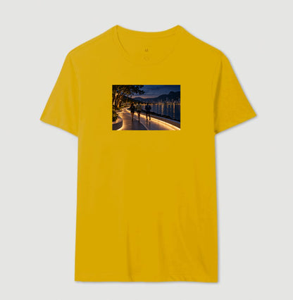 Camiseta Unissex - Noite Refletiva, Amarelo