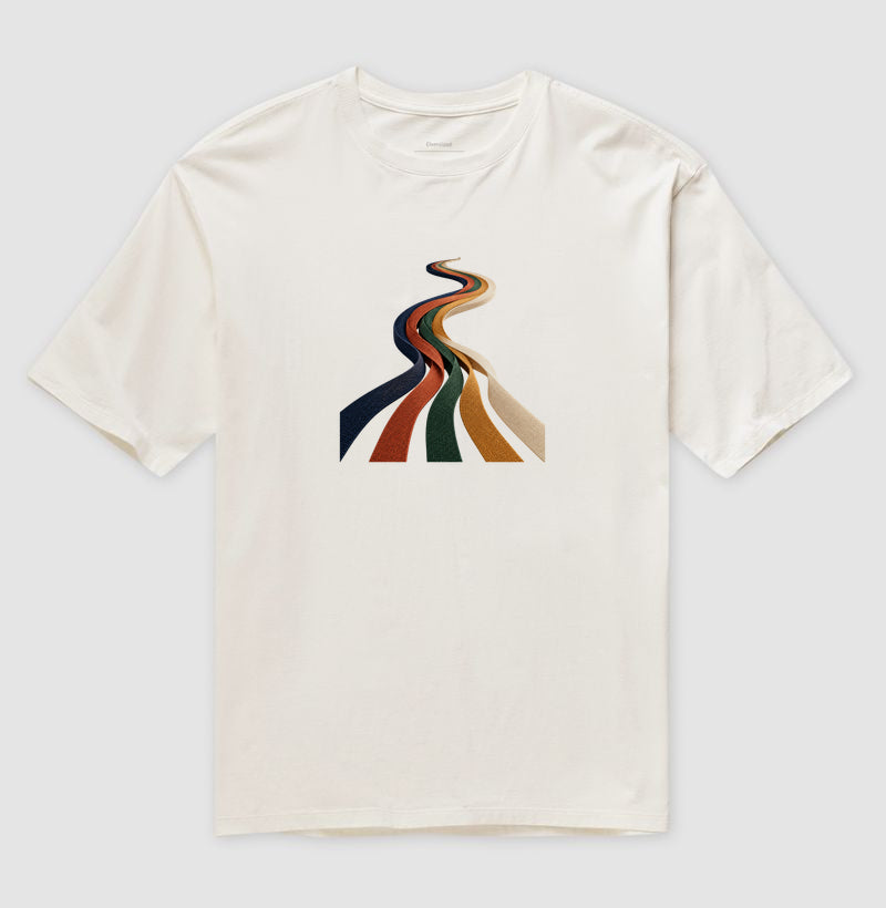 Camiseta Oversized - Quilômetros Compartilhados
