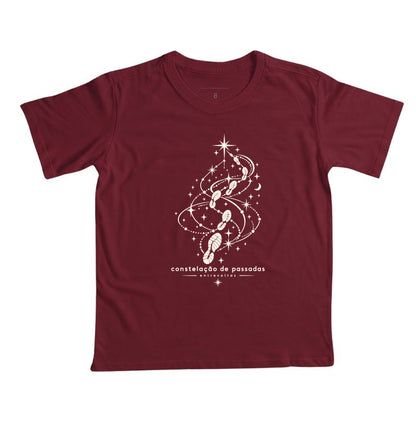 Camiseta infantil - Constelação de passadas