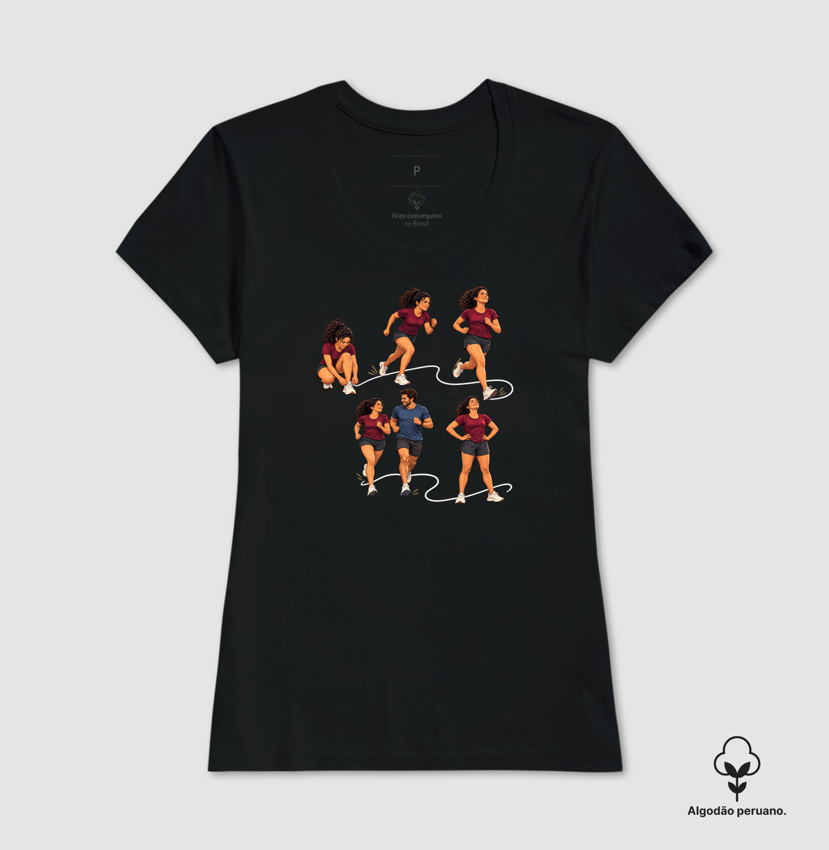 Camiseta Algodão Peruano - Primeiro 5K