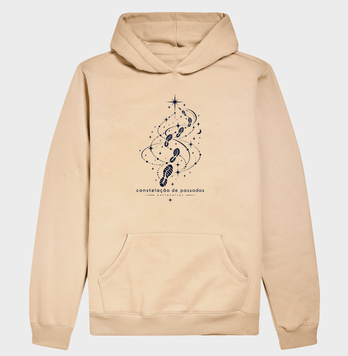 Hoodie moletom - Constelação de passadas
