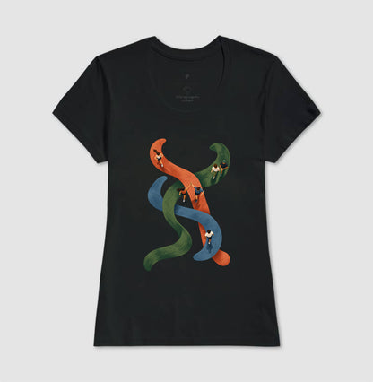 Camiseta Unissex - Rotas que se Cruzam