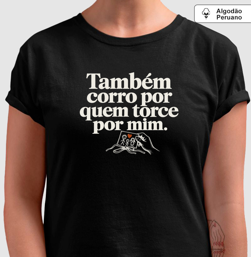 Camiseta Algodão Peruano - Torcida que Fica