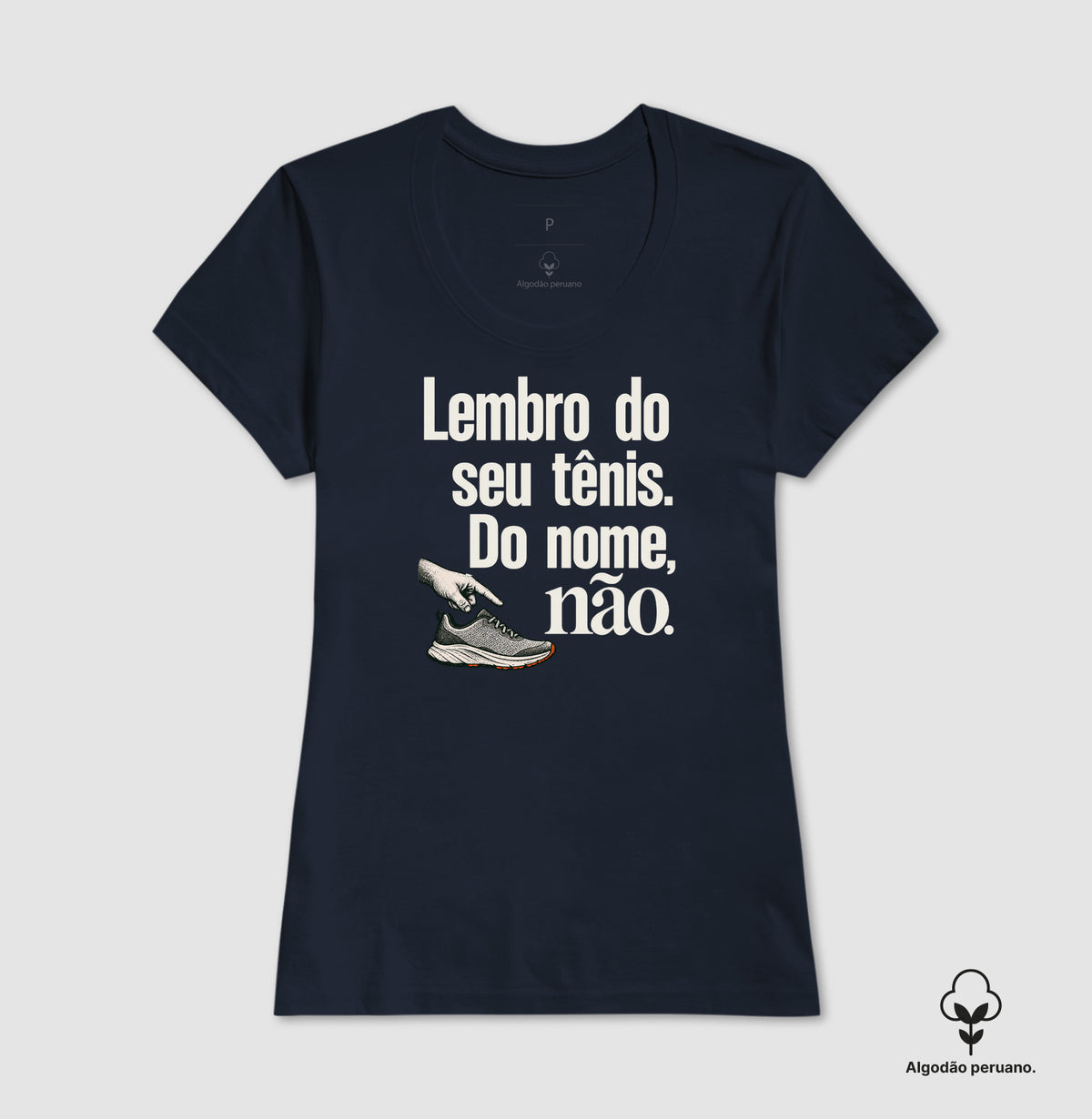 Camiseta Algodão Peruano - Nome Emprestado