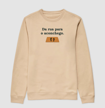 Suéter Moletom - Da Rua para Casa, Bege