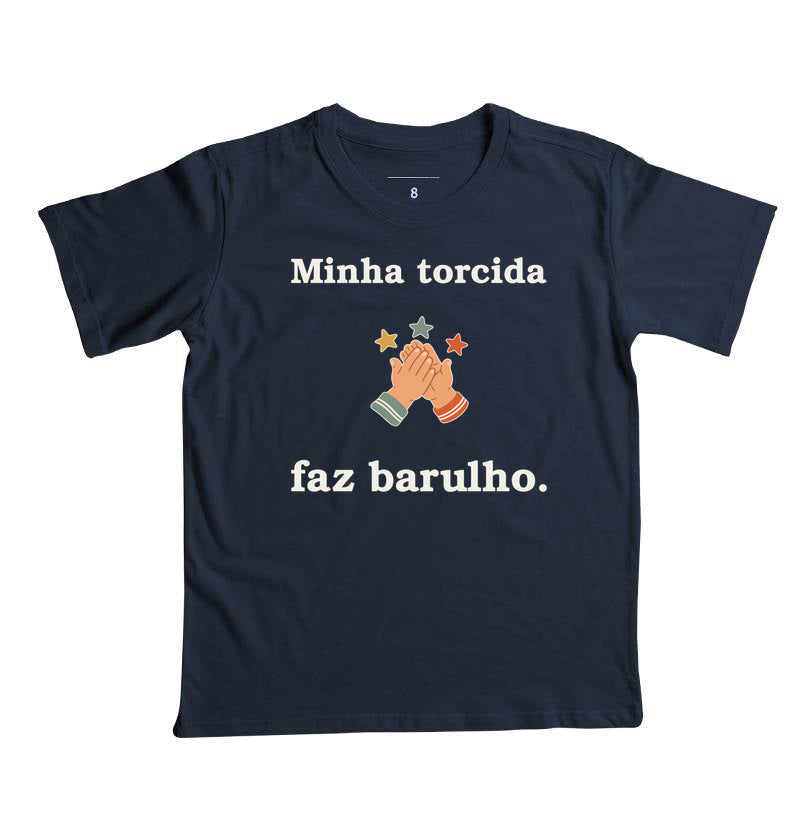 Camiseta Infantil - Torcida Barulhenta, Marinho