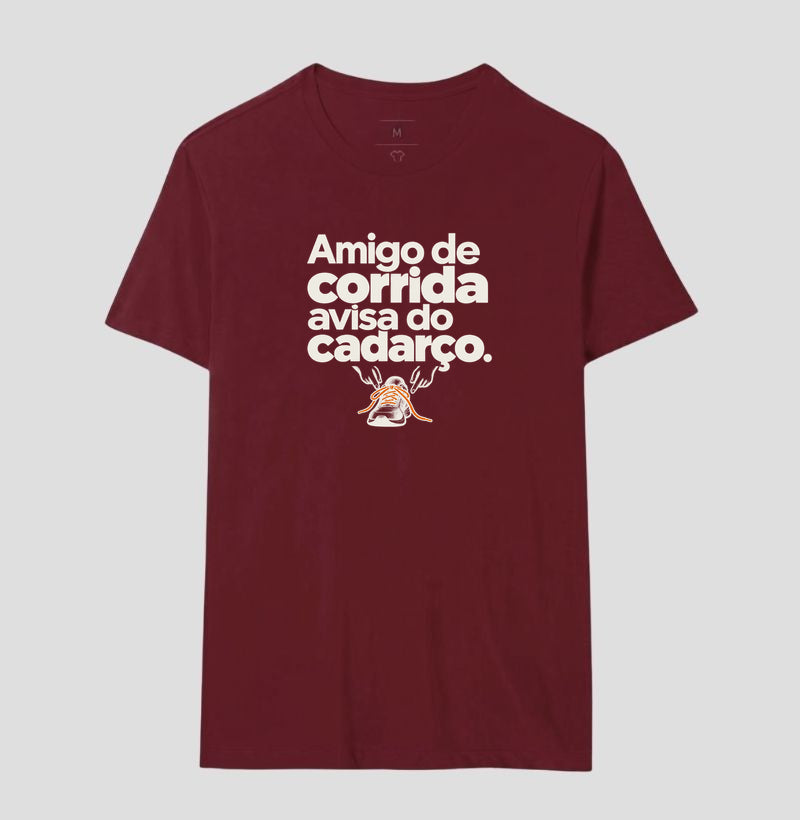 Camiseta Unissex - Cuidado Pequeno, Masculino, Bordeaux