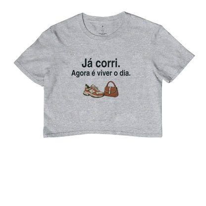 Cropped - Dia Inteiro, Cinza