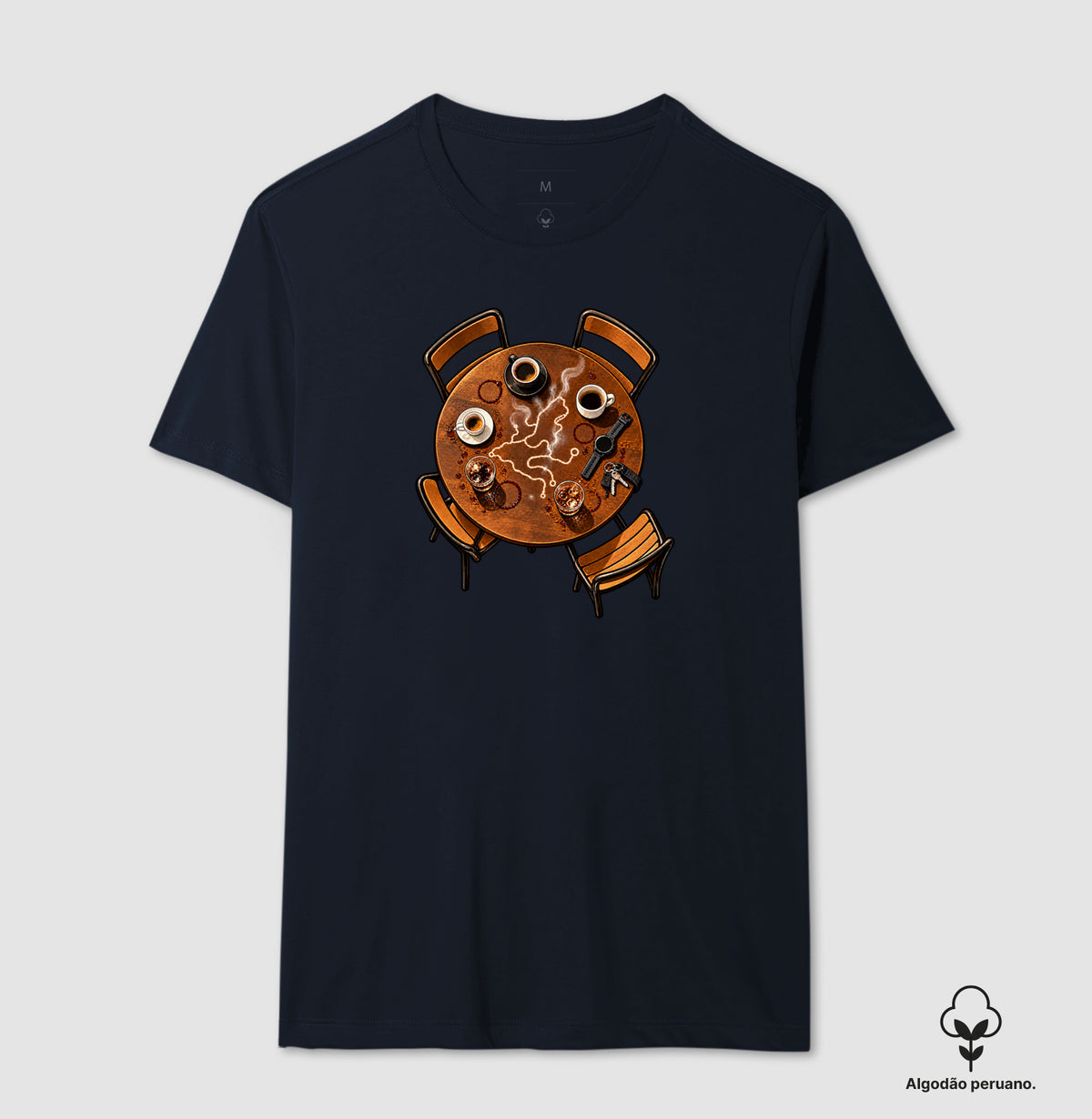 Camiseta Algodão Peruano - Café Depois do Corre