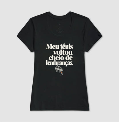 Camiseta Unissex - Areia de Brinde, Feminino, Preta