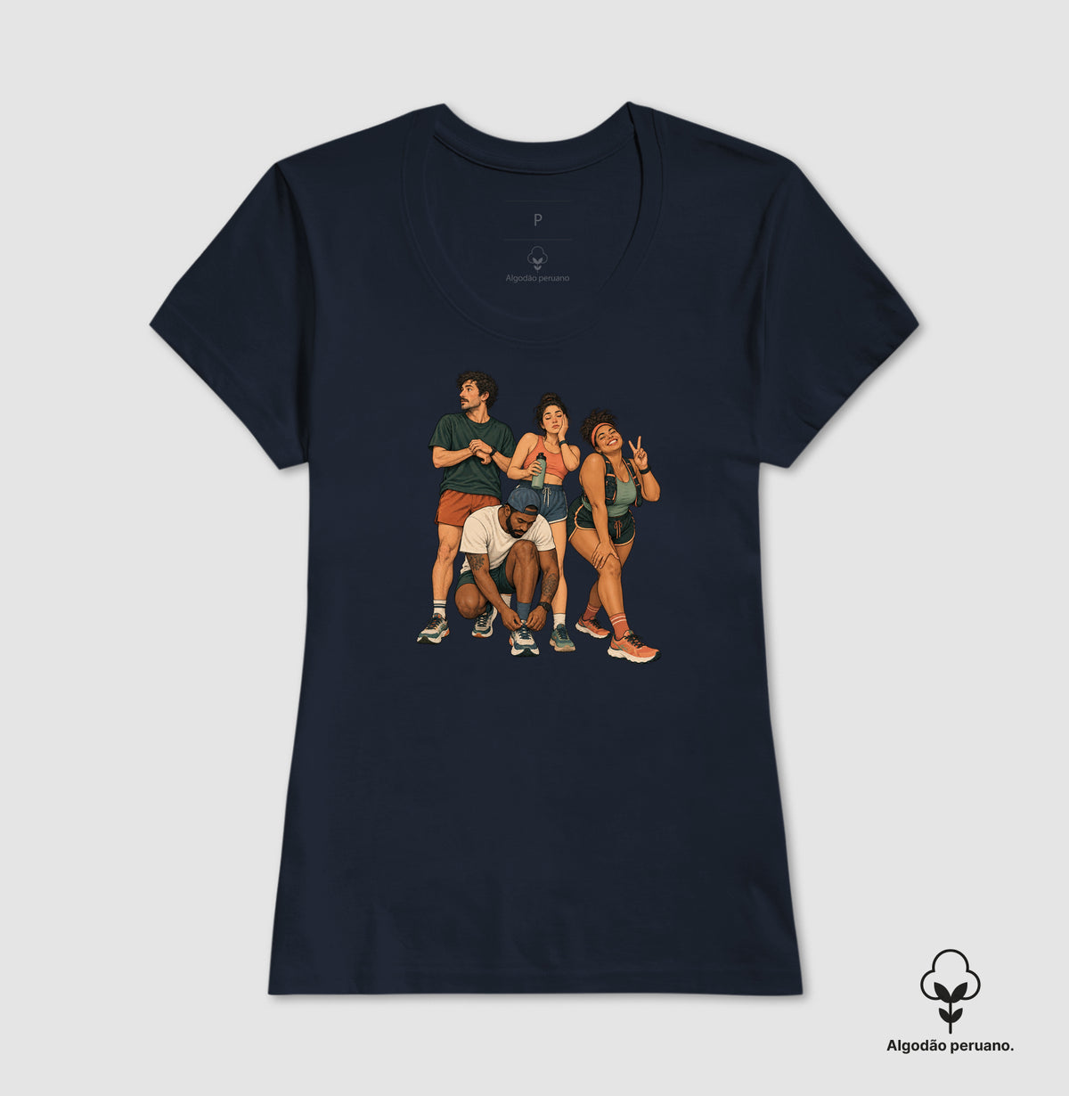 Camiseta Algodão Peruano - Foto Antes da Largada