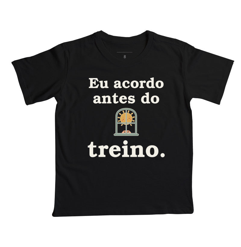 Camiseta Infantil - Despertador da Casa, Preta
