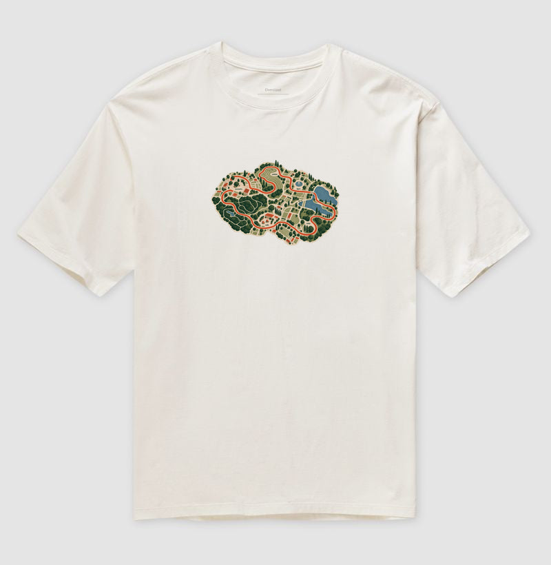 Camiseta Oversized - Mapa do Corre