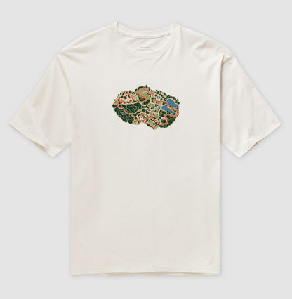 Camiseta Oversized - Mapa do Corre