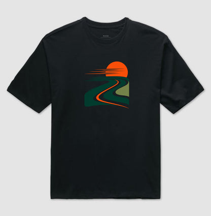 Camiseta Oversized - Pulso do Percurso