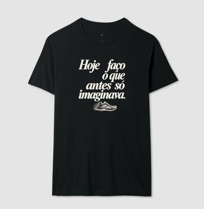Camiseta Unissex - Passo que Antes Faltava, Masculino, Preta