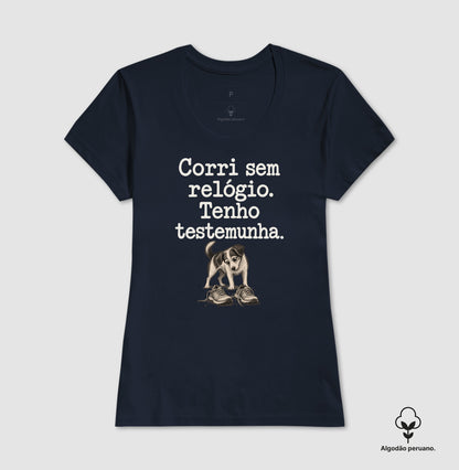 Camiseta Algodão Peruano - Relógio em Casa