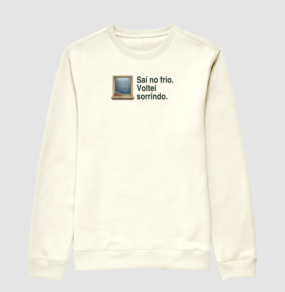Suéter Moletom - Volta no Frio, Off White