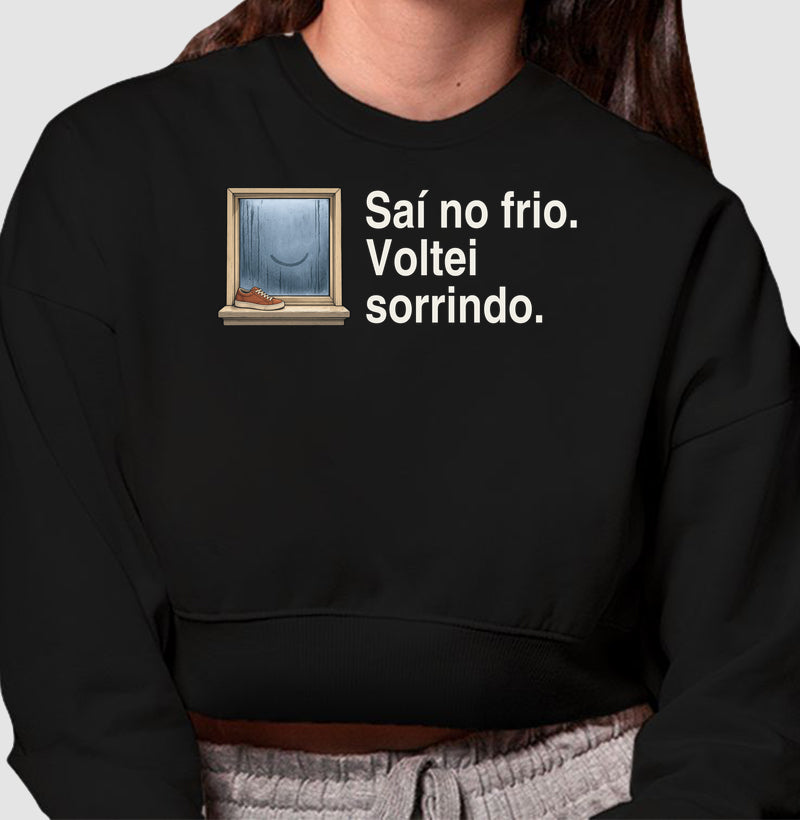 Moletom Cropped - Volta no Frio
