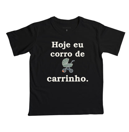 Camiseta Infantil - Volta de Carrinho, Preta